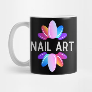 Nail Art Lotus Mug